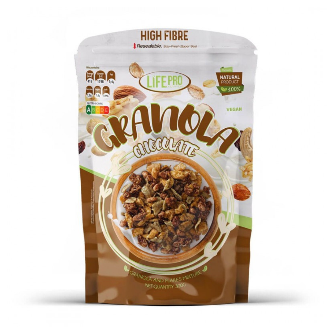 Life Pro Fit Food Granola Chocolate Vegan 300g